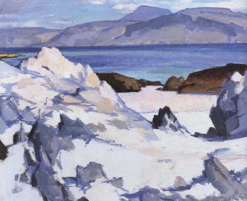 Samuel John Peploe Green Sea,Iona Germany oil painting art